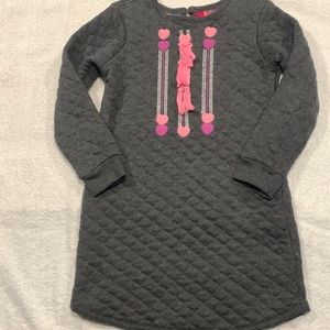 Harley Girls Quilted Sweatshirt Dress -Size 5